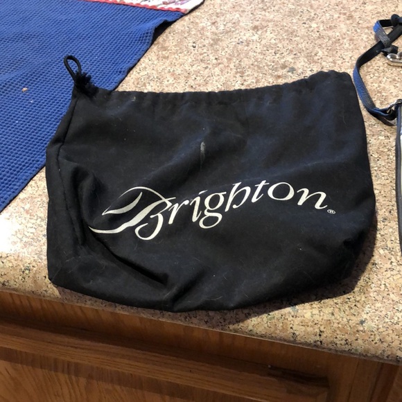 Brighton special addition hand painted leather with  beads- used only once. - Picture 2 of 4